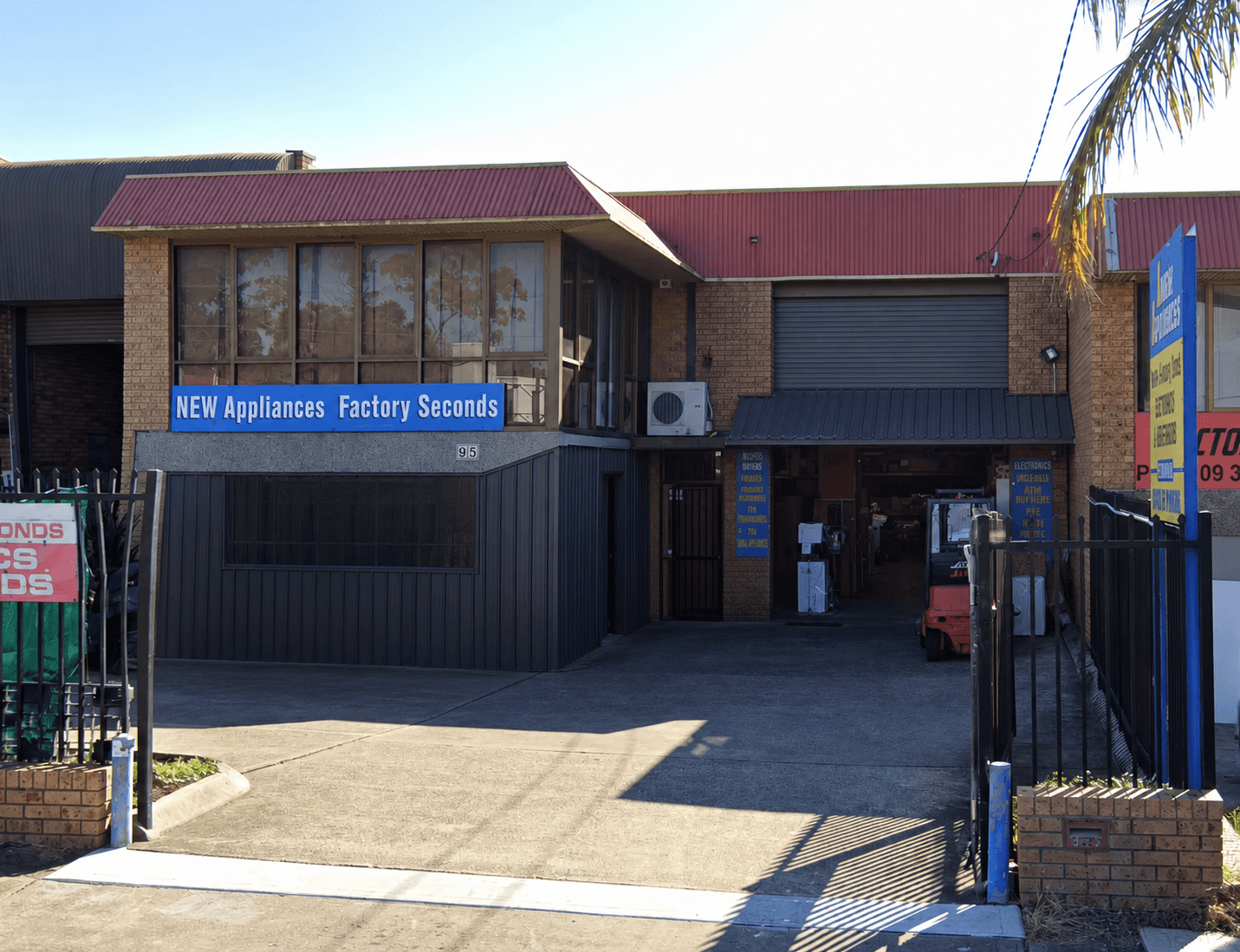 Adams Appliances storefront at 95 Wattle St, Punchbowl NSW